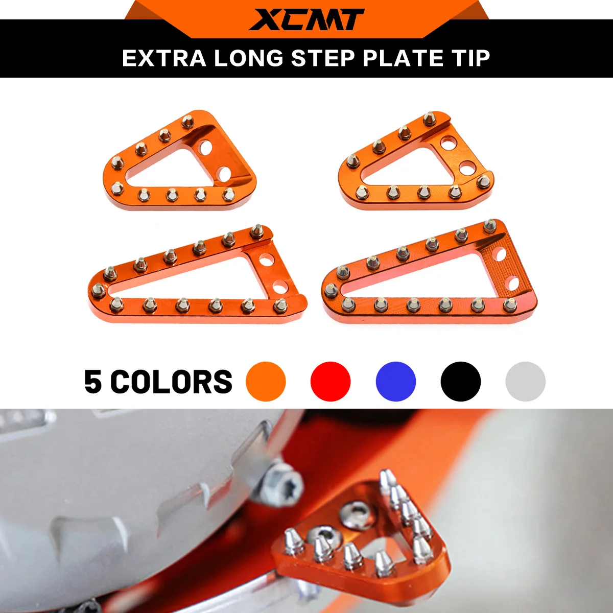 Image of Hinten Bremspedal Hebel Schritt Platte Spitze Für KTM SX SXF XC XCF XCW EXC EXCF Für GasGas Für Husqvarna FC TC FE TE FX TX 2016-2024
