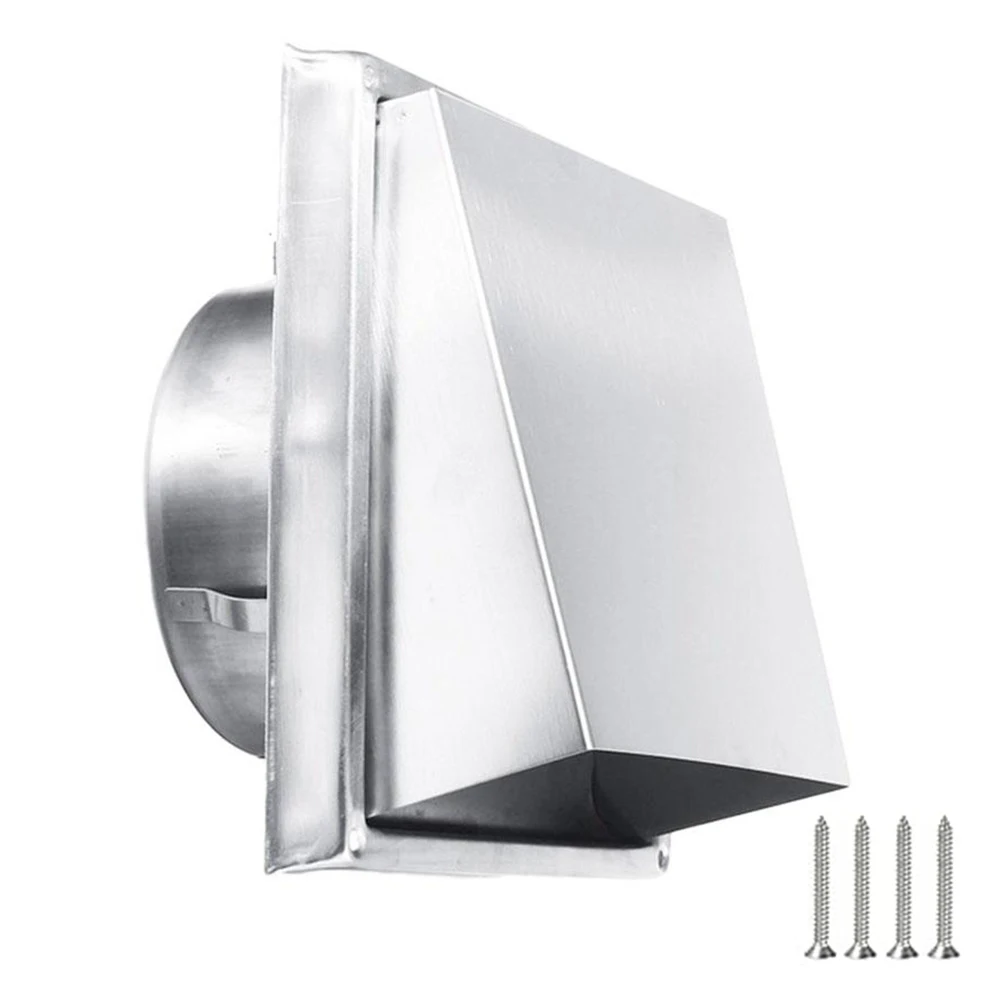 Stainless Steel Square Vent Cover for Extractor Fan Easy Installation Anti Biological Technology Wide Applications
