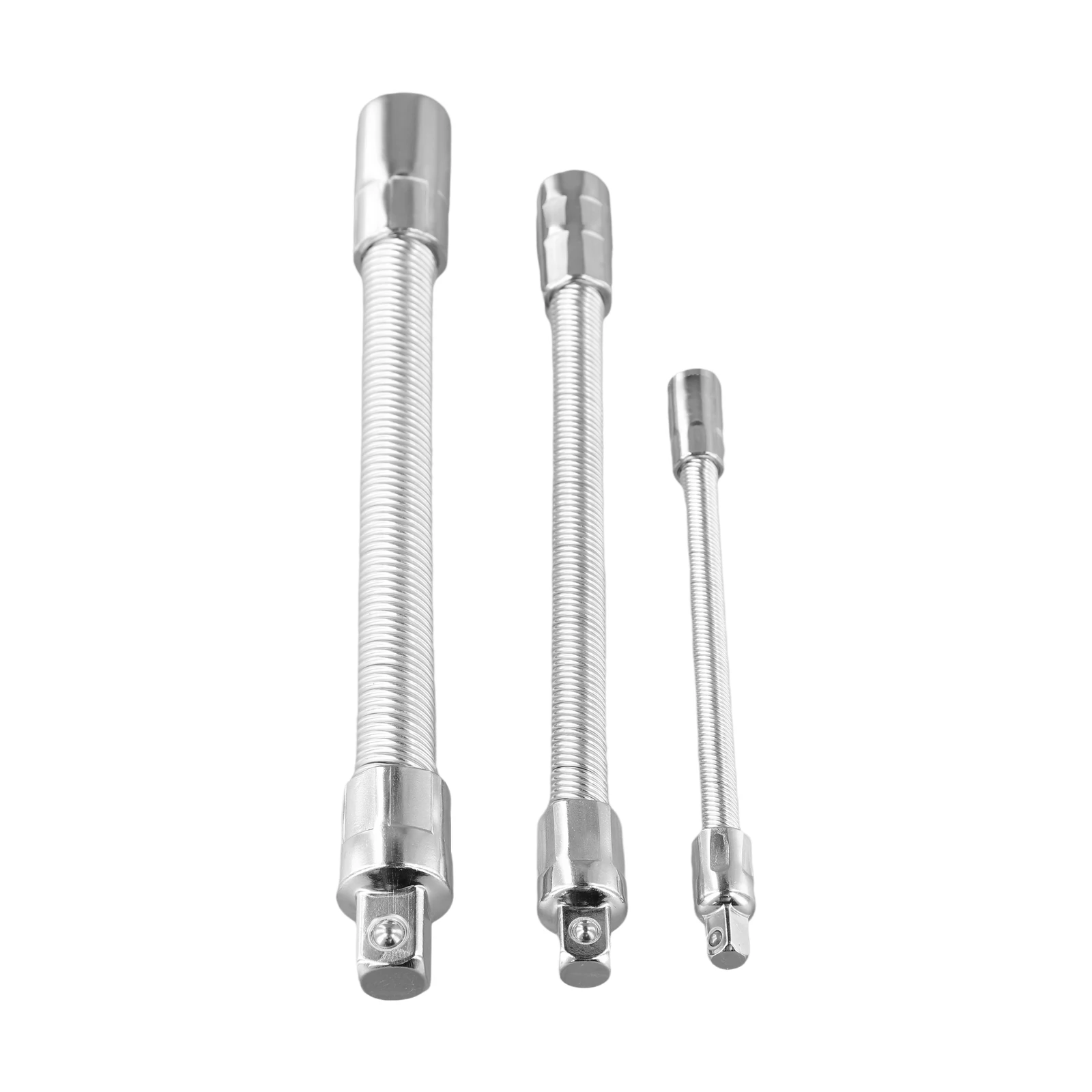 

For 1 4, 3 8, 1 2 Drive Adjustable Socket Tool Flexible Socket Extension 145mm Tool Accessory Flexible Installation