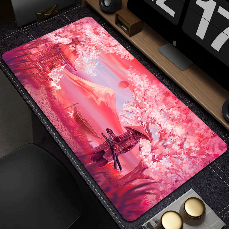 Gaming Mouse Pad XXL Large Non-Slip Mousepad Gamer Desktop Decoration HD Print Game Keyboard Mat 90x40cm Locking Edge Mouse Mat