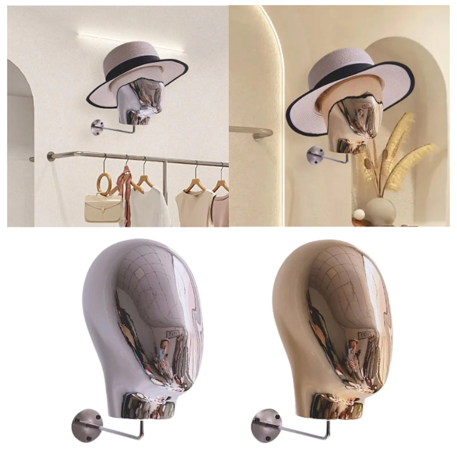 

Подставка для головы манекена, держатель для парика, держатель для шляпы для личного использования, бизнес-салон