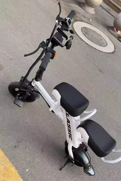 

Adult Mini Electric Car Portable Foldable Women's Ultra-light Double Two-wheel Driving Battery Scooter