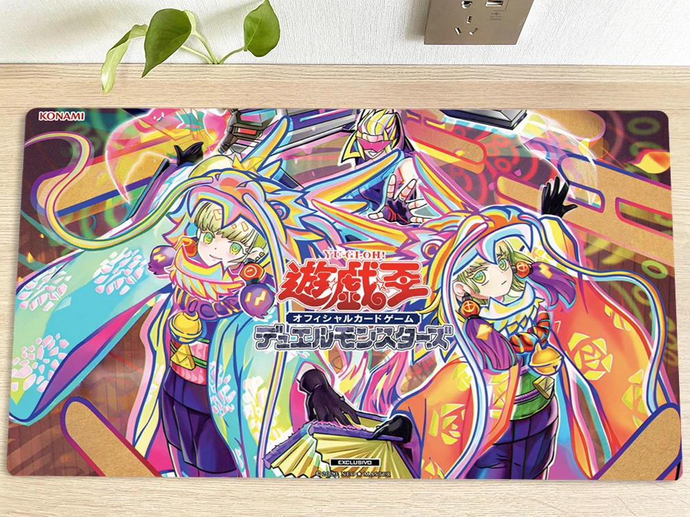 YuGiOh Table Playmat P.U.N.K. JAM Dragon Drive TCG CCG Mat Trading Card Game Mat Mouse Pad Gaming Play Mat Free Bag