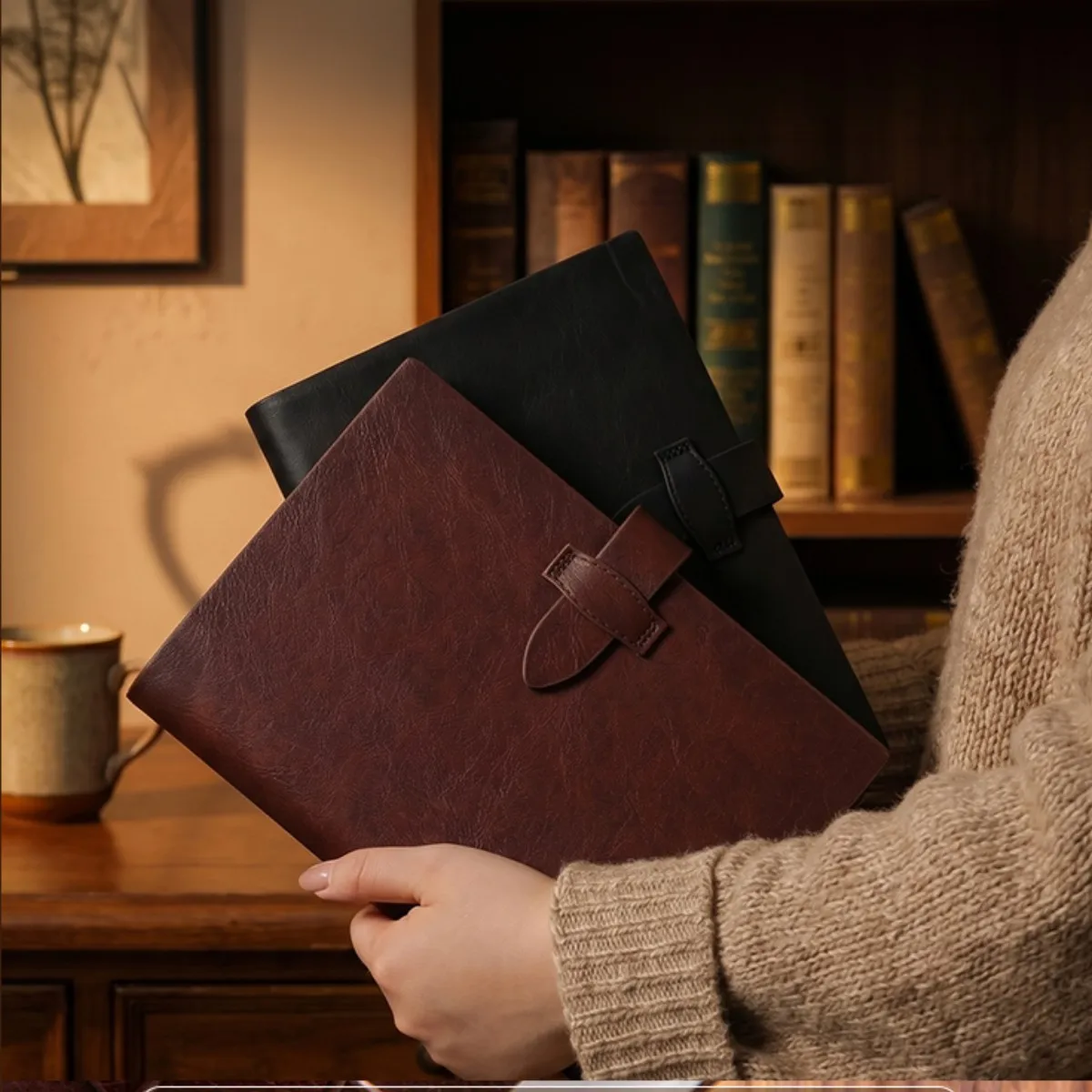 2026 New Crafted from premium leather, this A5 notebook offers a luxurious feel and durable construction for daily use. - view 5