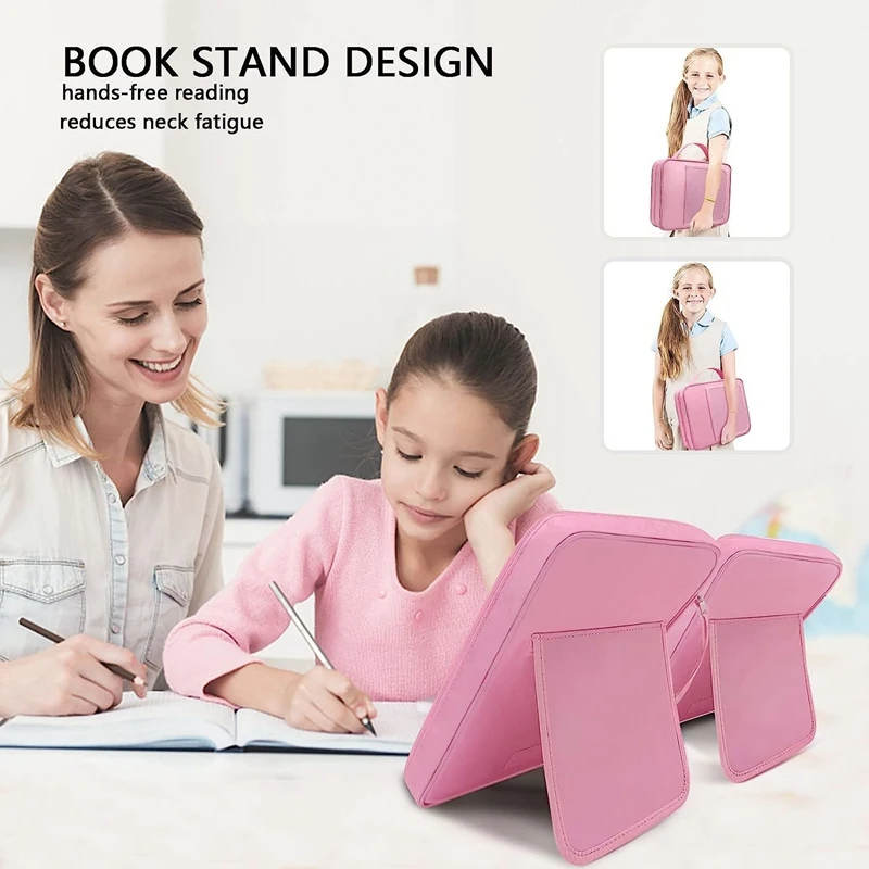 Bolsa de la Biblia Soporte de lectura de libros para niños Bolsa impermeable Bolso Tablet Computadora Bolsa de almacenamiento de electrónica Libro, A