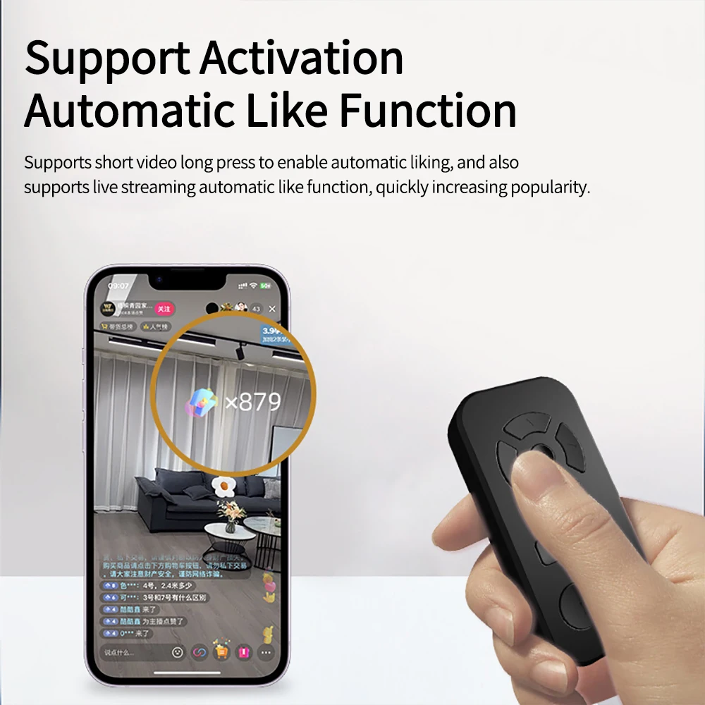 Новый девяти клавиш, пульт дистанционного управления для мобильного телефона, Bluetooth-контроллер, фото, как кнопка, видео, электронная книга, переворот страниц