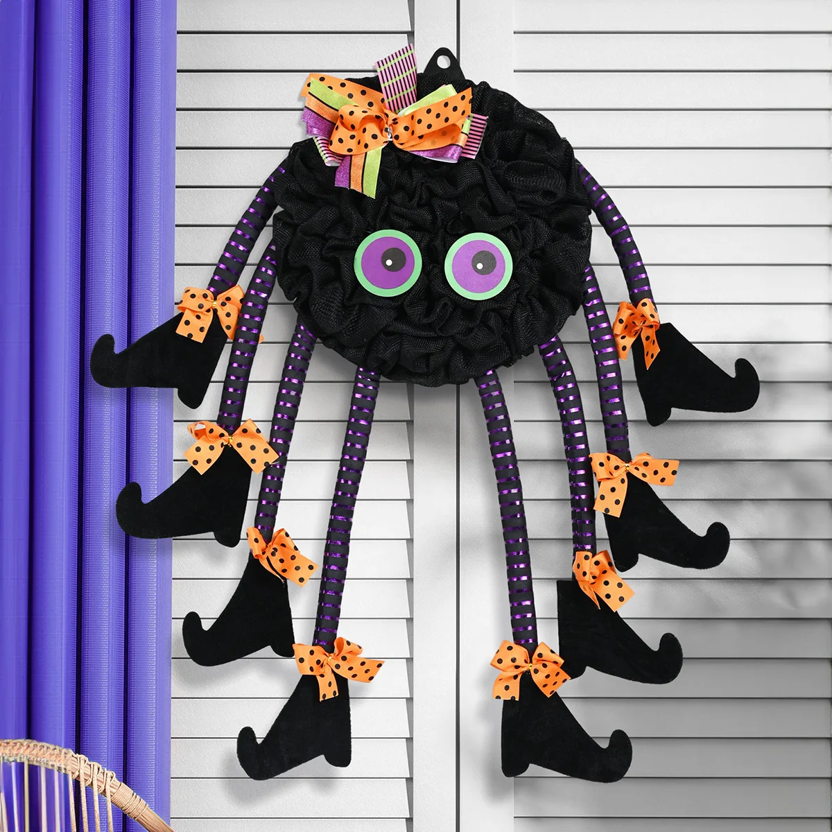 

Halloween Octopus Wreath Festive Home Decor Multi-Legged Witchy Design Door/Wall/Desk Hanging Anime Figures Perfect Party Decor
