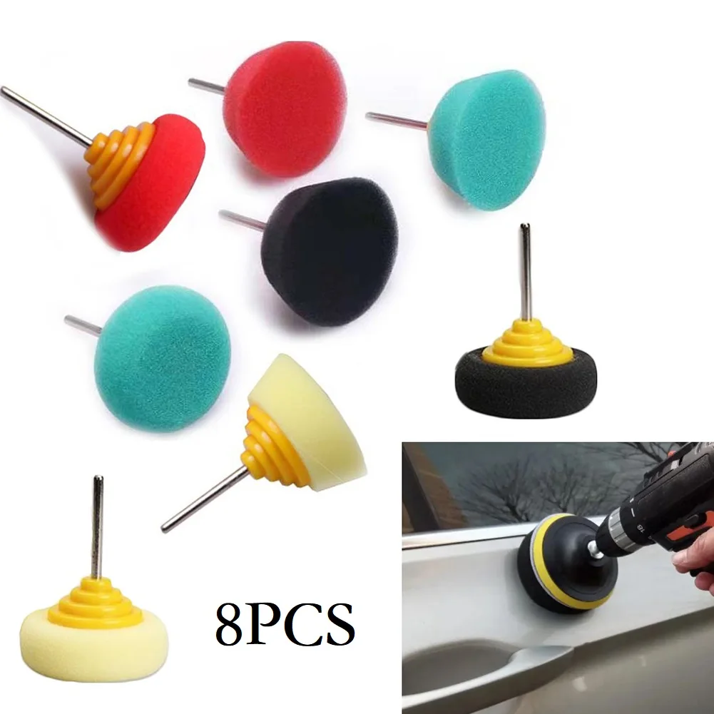 

Foam Drill Polishing Pads Buffing Wheel 3mm Shank Diameter Consistent Polishing Performance Easy To Install And Remove