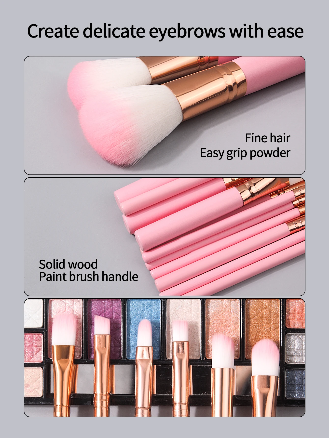 Juego de brochas de maquillaje multifuncionales de 12 Uds + 1 cubo de almacenamiento cubierto de gran capacidad, herramientas de belleza profesionales para principiantes
