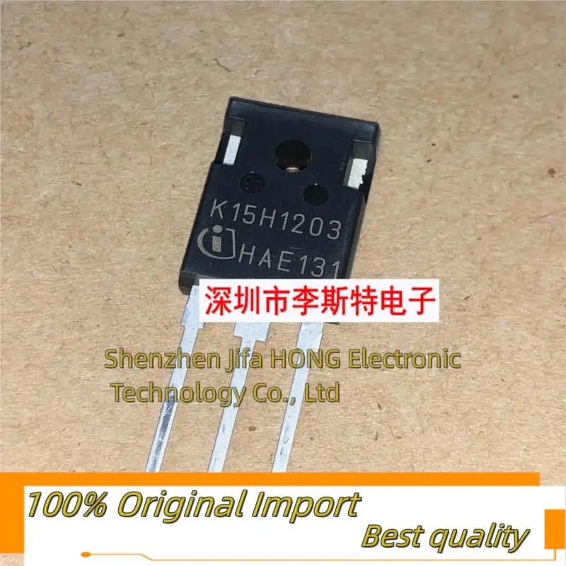 10PCS/Lot K15H1203 IKW15N120H3   TO-247 1200V 15A  Imported Original Best Quality