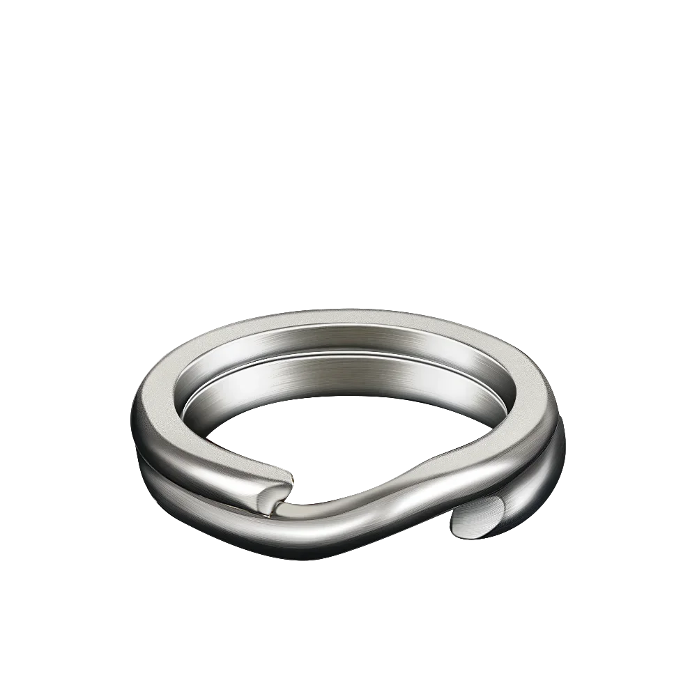 200 stücke Silber Edelstahl Doppel Schicht Angeln Split Ring Hohe Qualität Angeln Locken Stecker Zubehör