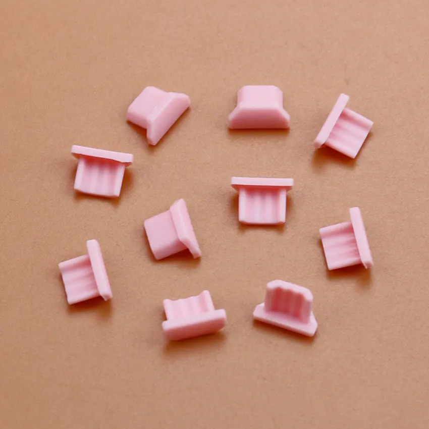 JCD-Tapones antipolvo de silicona Micro USB, puerto de carga Universal, cubierta protectora para Xiaomi, Samsung, 10 unidades