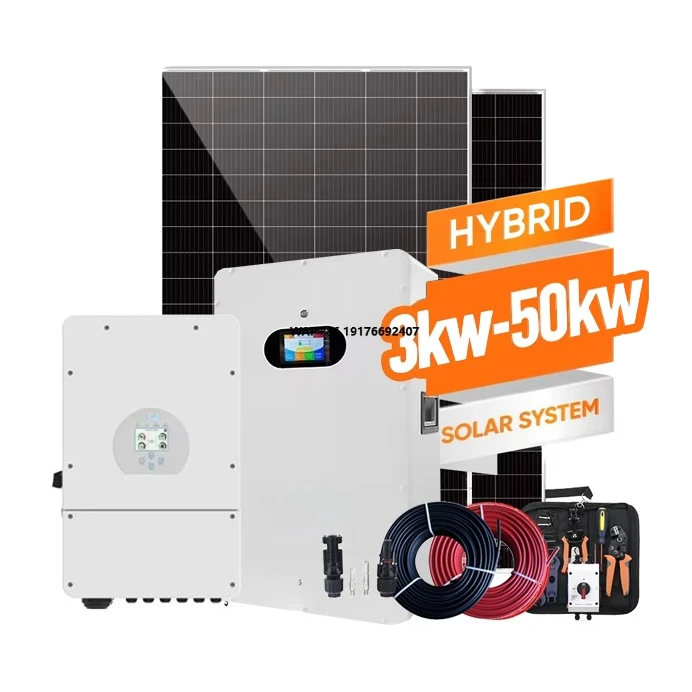Whole House Off Grid System 10 KW 20KW 30KW 40KW 50KW 100KW Hybrid Complete Solar Panel Energy Storage Power System for Home