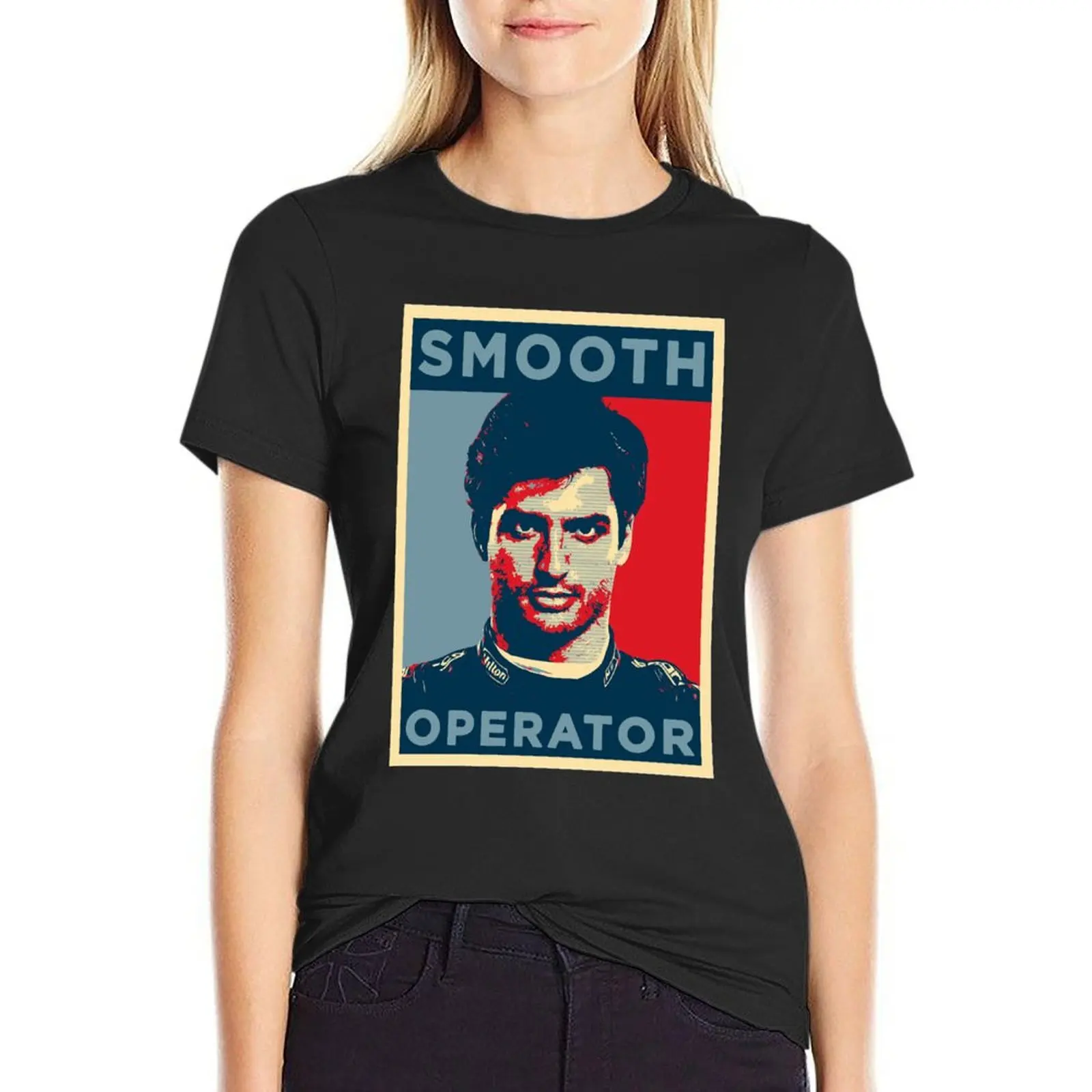 Carlos Sainz Smooth Operator Classic T-Shirt summer clothes sweat black t-shirts for Women