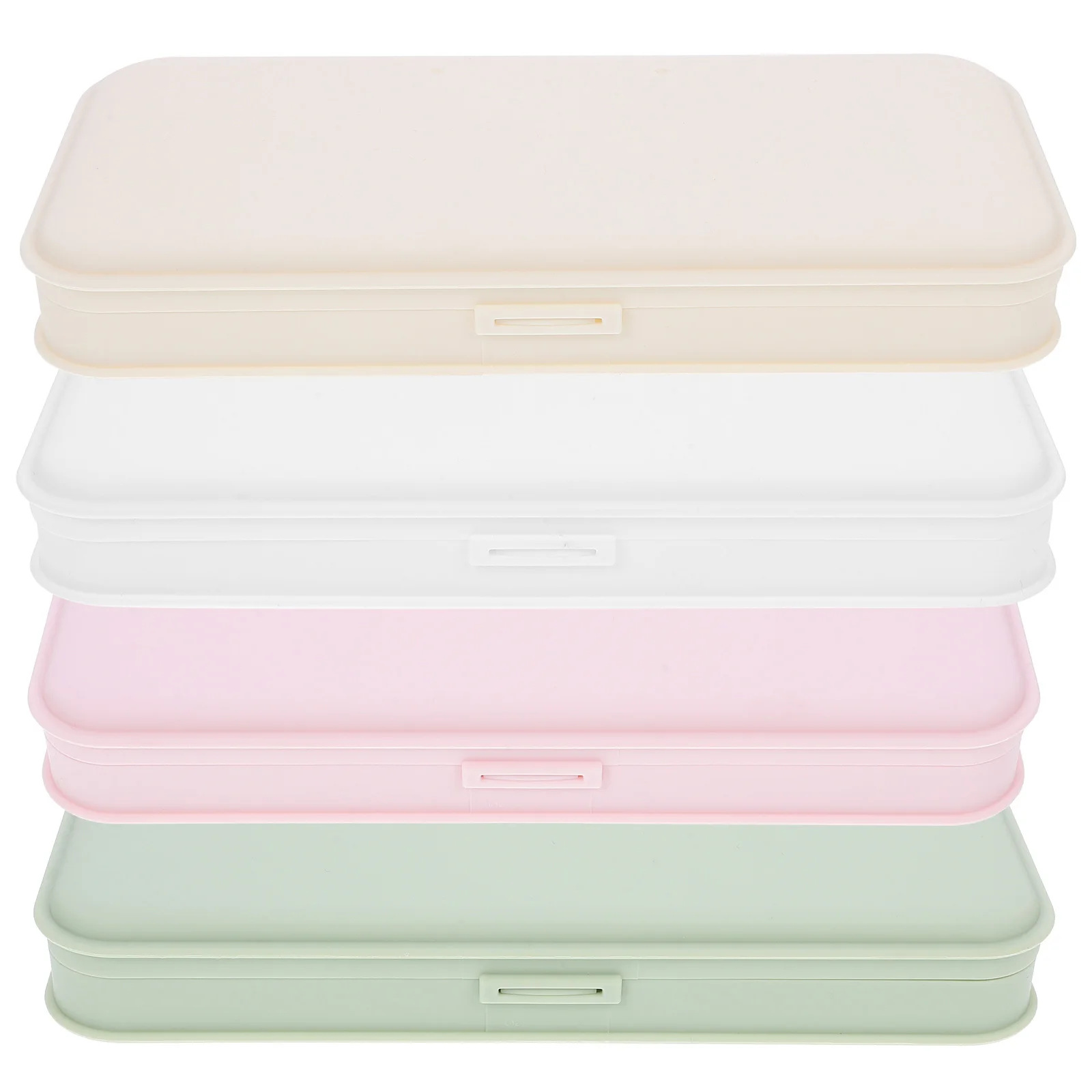 4 stuks make-up opbergdoos voor nagelgereedschap organisator desktop briefpapier houder sieraden vitrine reizen draagbaar