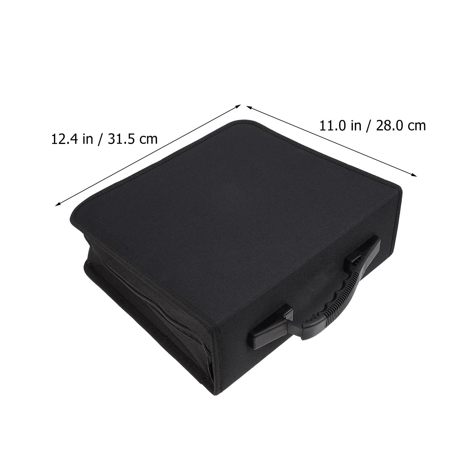 

Cd Dvd Case Organizer Storage Bag With Handle For Collectors Portable Dustproof Cd Holder Dvd Carrying Case