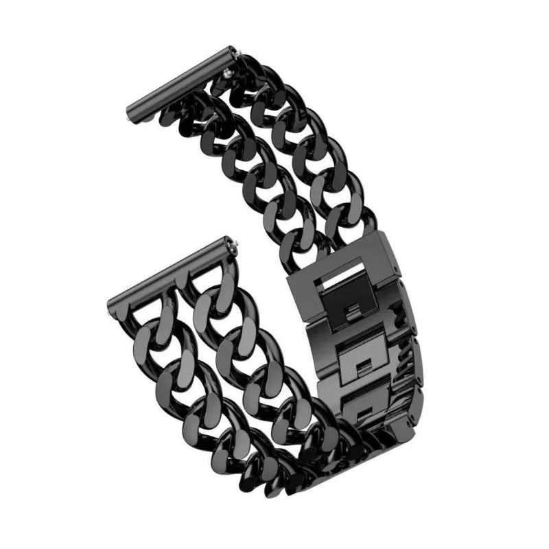 Correa de repuesto para reloj inteligente, pulsera Universal de Metal de 20mm y 22mm para Samsung Watch 3 y Huawei Amazfit