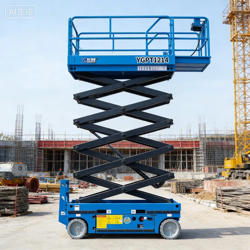 Heavy Duty Stable Portable Scissor Lift Scaffolding Customized Electric Mobile for Construction Aerial Work