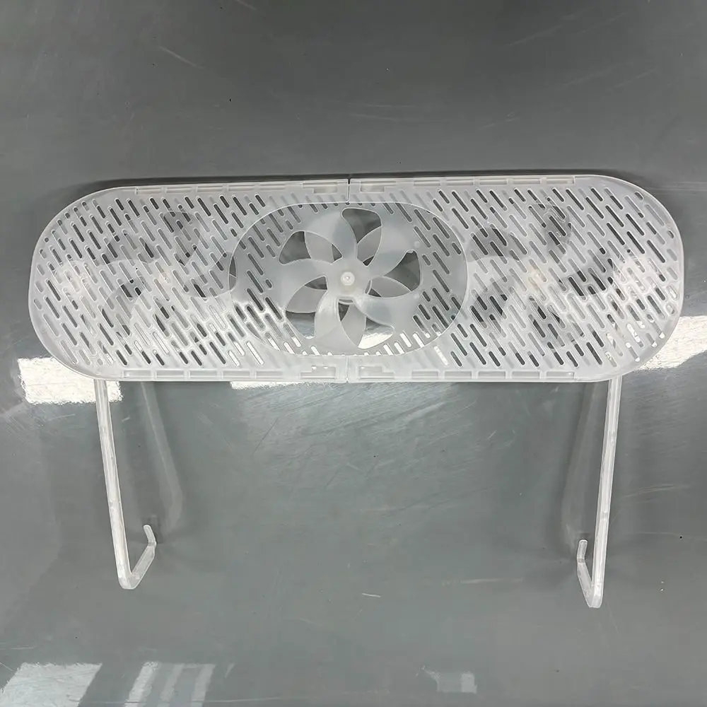 

Adjustable Air Conditioner Windshield Hanging Anti Direct Blowing Scalable Air Guide Plate with 3 Built-in Fan Breathable