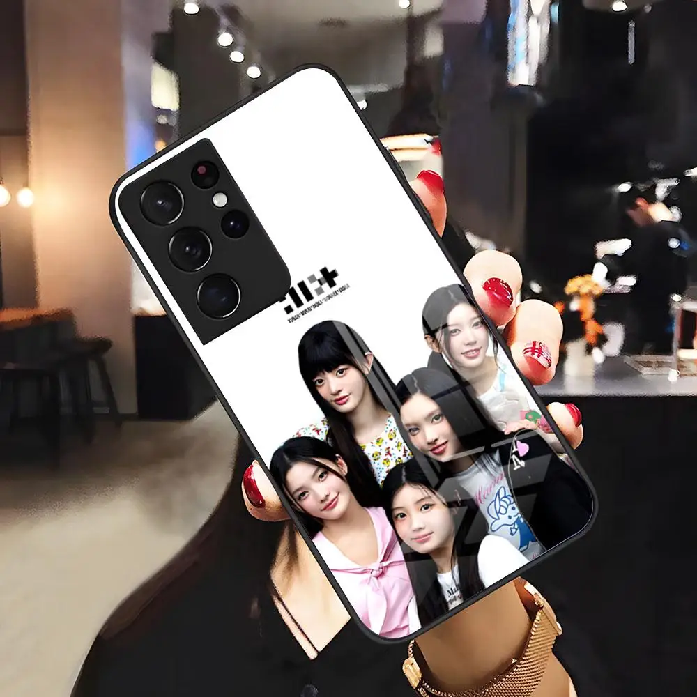 Korean Kpop I-ILLIT Phone Case For Samsung A57 A37 A33 5G A54 A36 A35 A56 A52 A17 Shockproof Glass Cover