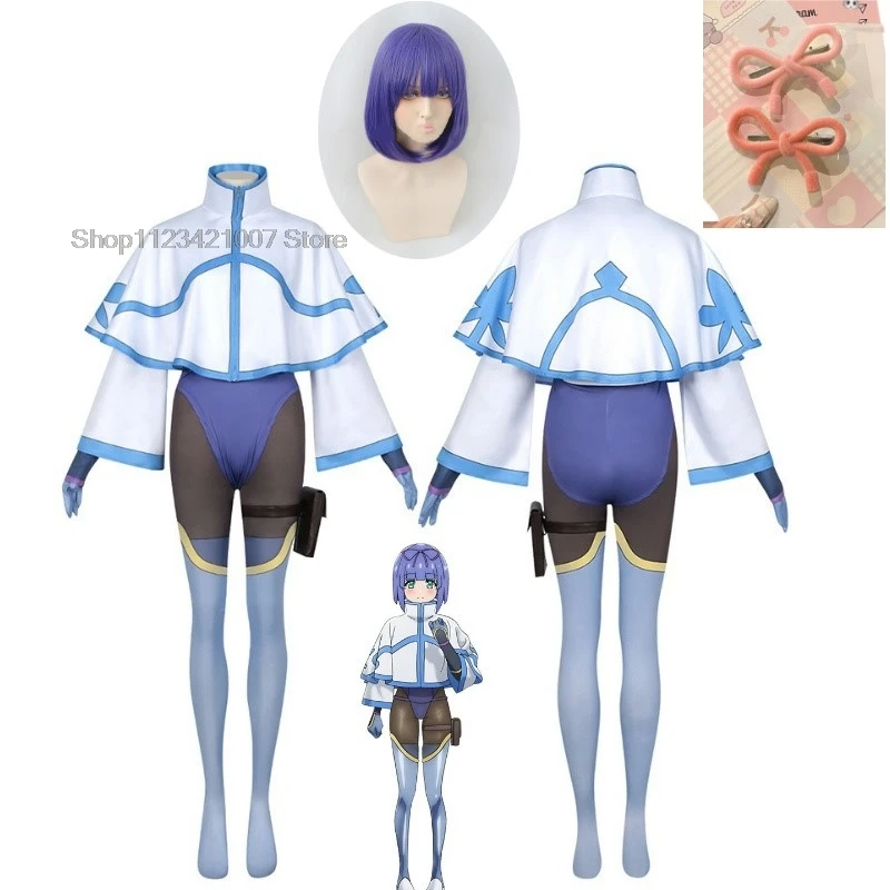 Cosplay Anime I'm Living with An Otaku NEET Kunoichi Hina Izumi Jumpsuit Costume Headwear Bag Accessories Halloween Party Outfit