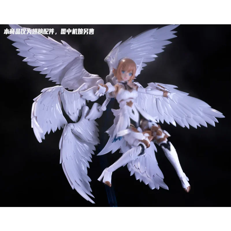 Original Anime Figure Seraph Mobile Suit Girl Universal White Action Figure Toys for Kids Gift Collectible Model Ornaments