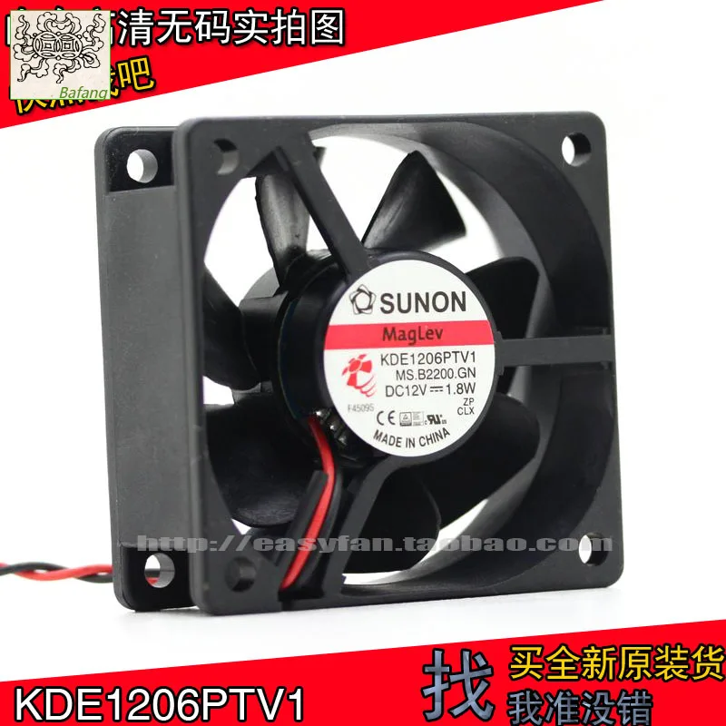

Jinlingge для SUNON KDE1206PTV1 6025 12 В 1,8 Вт 6 см 6 см 12 В охлаждающий вентилятор