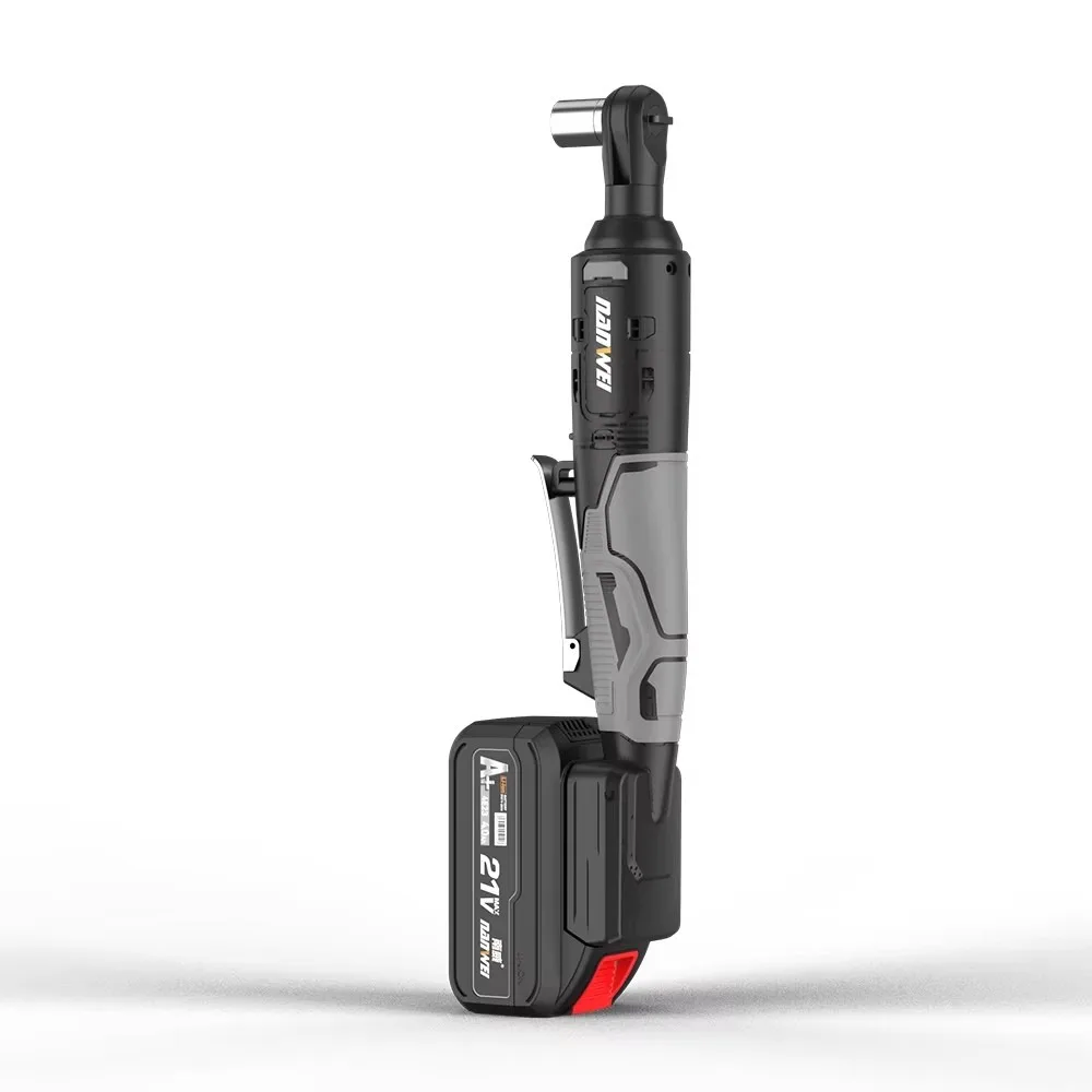 Cordless Electric Ratchet Wrench 3/8 Inch 21V Lithium Battery Powered Mini Ratchet Tool for Auto Repair & Home DIY