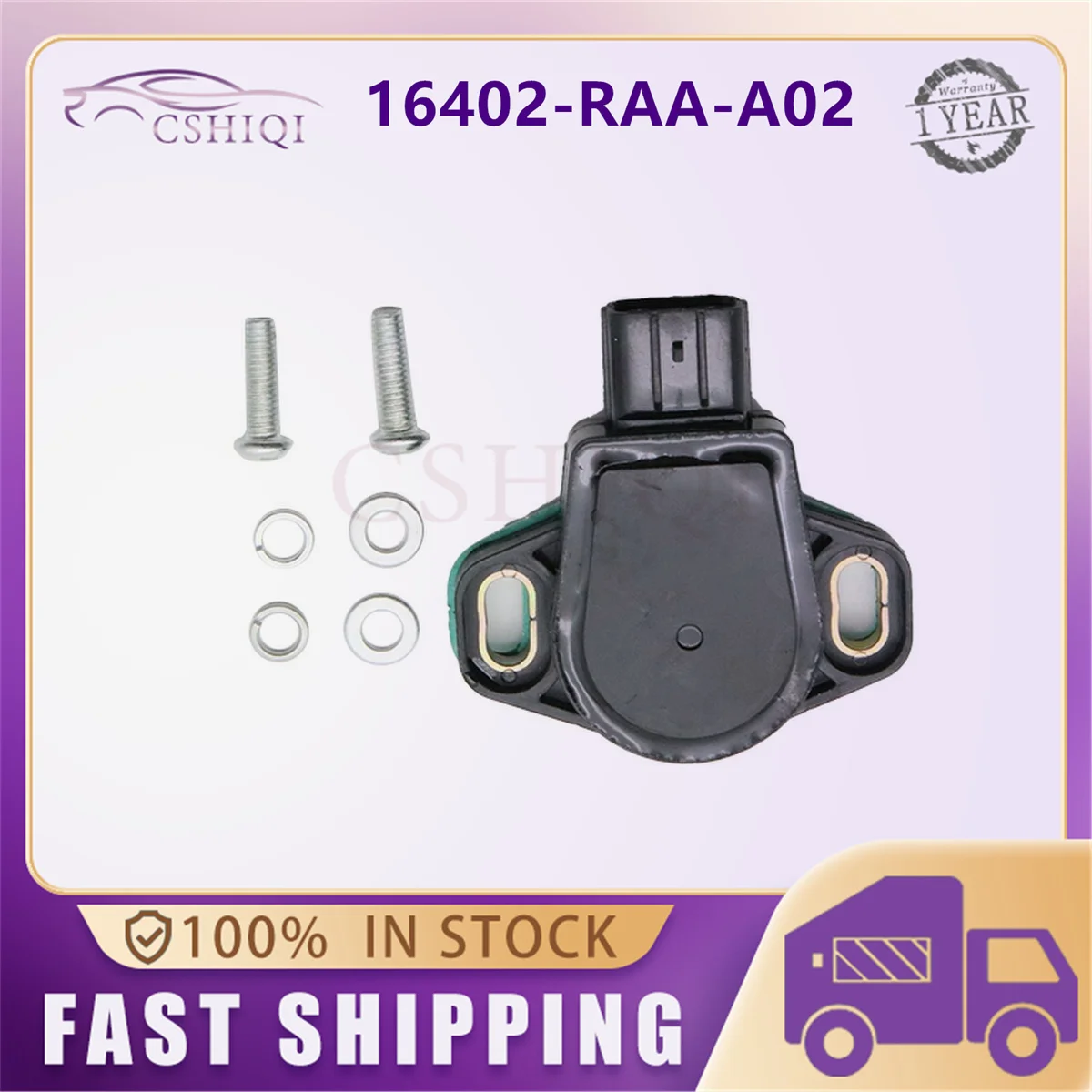 Sensor de Posición del Acelerador TPS 16402-RAA-A02 para Honda Accord MK7 Euro Acura TSX CL7-9 CM1-3 CN1-2, Repuestos para Automóviles 16402-RAA-A01