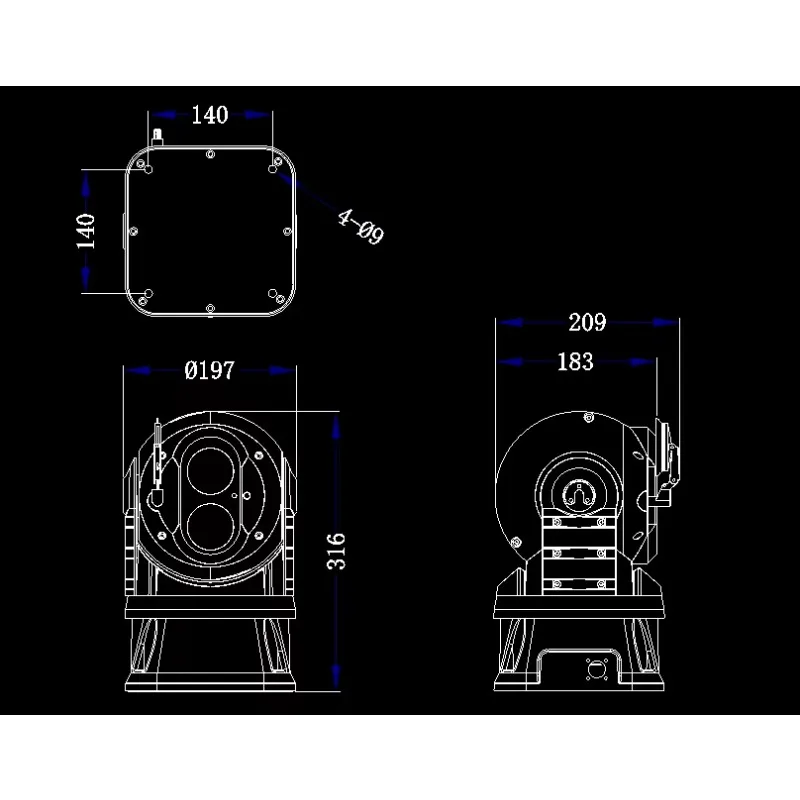 IP67 High-Performance 4MP Dual-Sensor PTZ Camera With Thermal Imaging And Auto Wiper For Outdoor Security