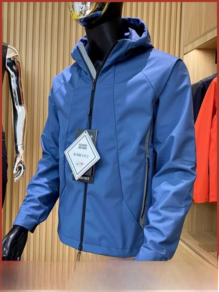 

Высококачественное уличное мужское светоотражающее пальто на подкладке Fce, осенне-зимнее молодежное повседневное длинное пальто с капюшоном све