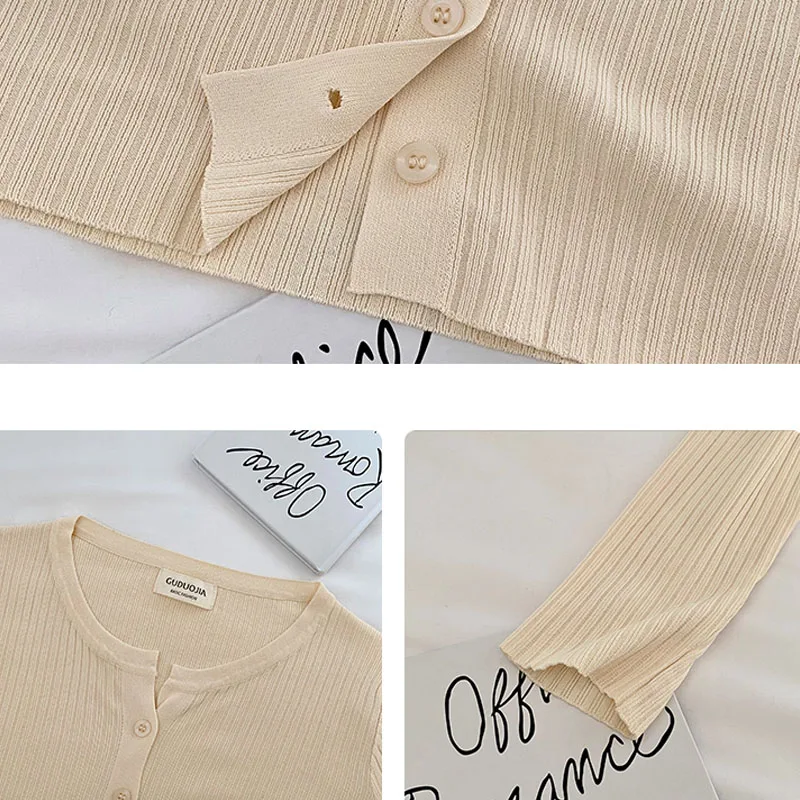 Sweter damski dziergany, kardigan, nowy, długi rękaw, okrągły dekolt, czarny sweter dziergany, kardigan damski, topy, odzież dziergana, swetry damskie Q1287