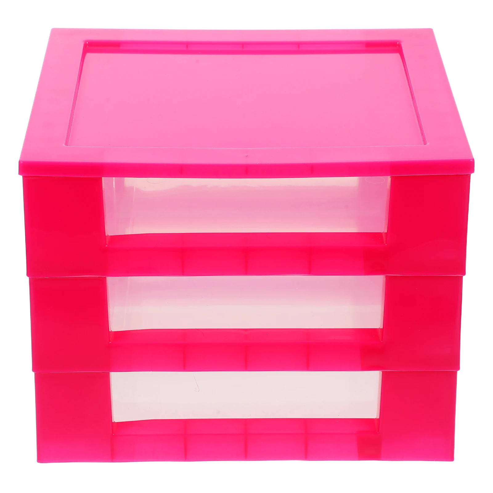 

Drawer Storage Box Desk ganizers Bathroom Mini Closet Pp Tray Plastic Case Stationery Storage Smooth Operation Transparent