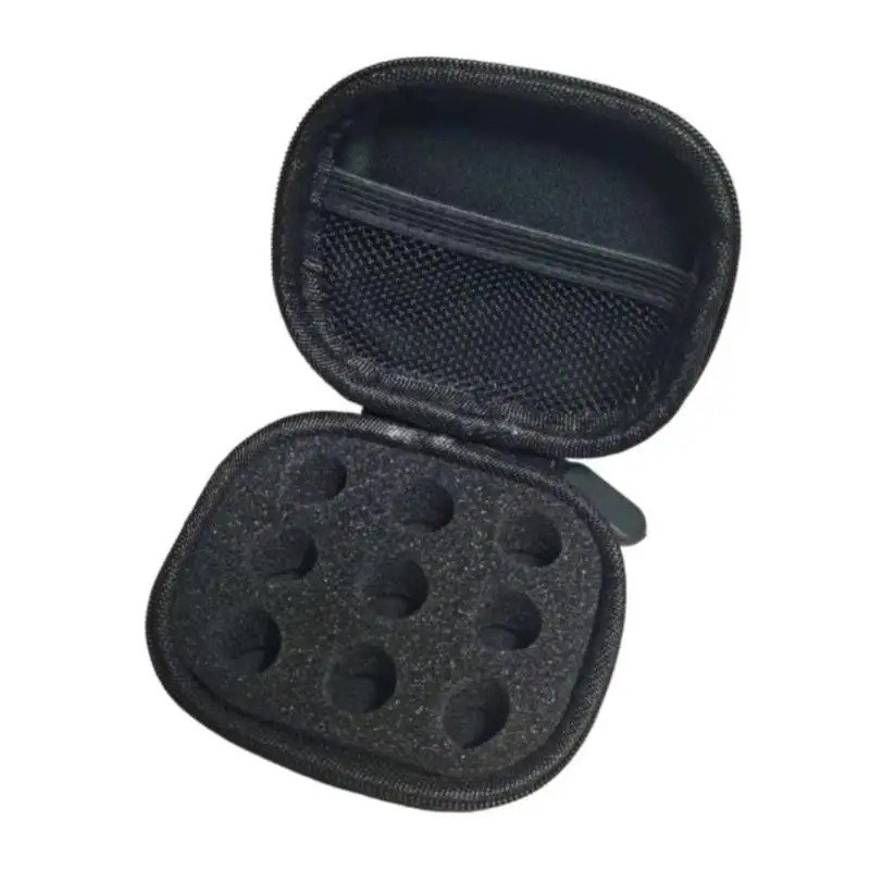 9 Slots 3ML Insulin Vial Organizer Box Waterproof Zipper Carry Case Wear Resistant For Essential Oil Storage