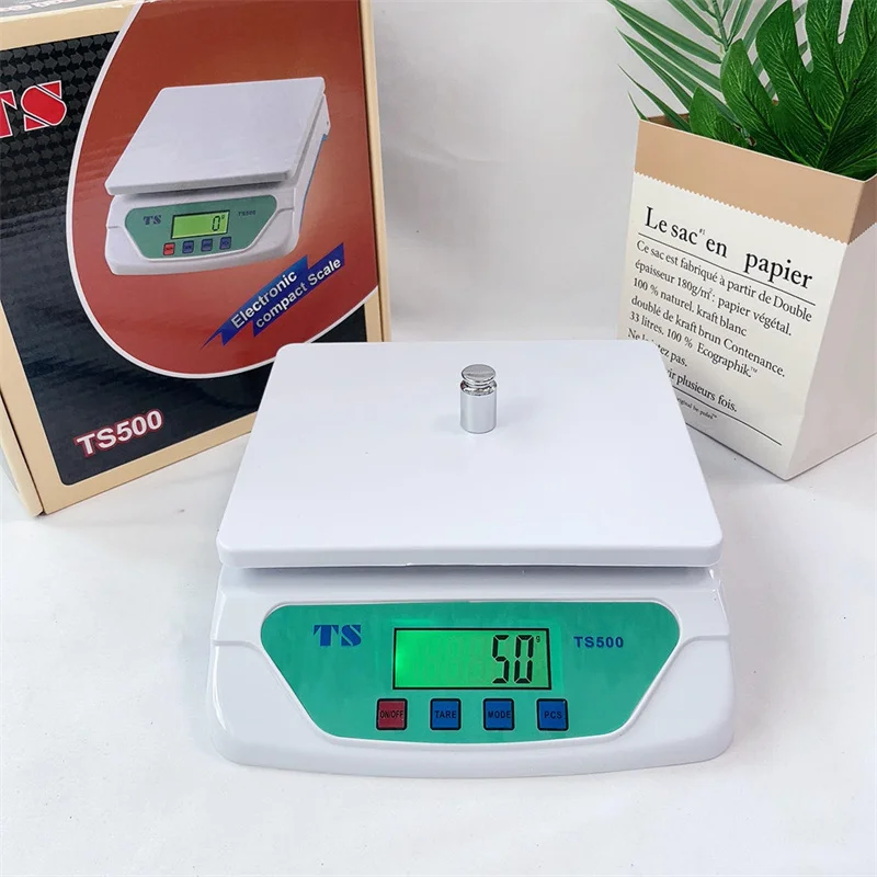 Electronic Kitchen Baking Scale TS500 Household Platform LCD Digital Price Electric Computing 30Kg Weighing Electronic Scale
