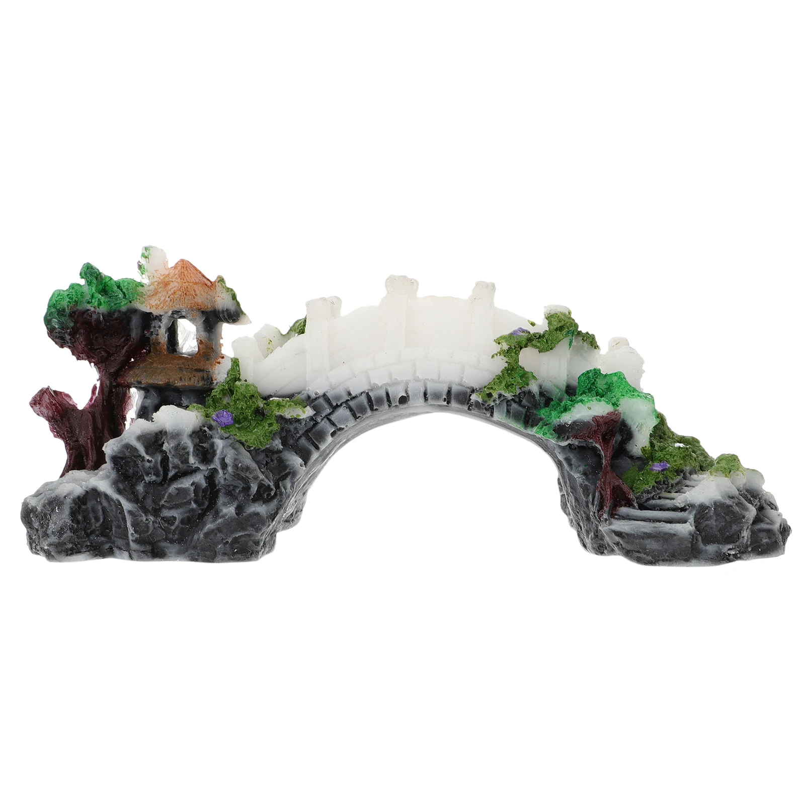 

Resin Turtle Terrace Arch Bridge Climbing Platform Natural Turtle Basking Platform Aquarium Decoration Hiding Ornament