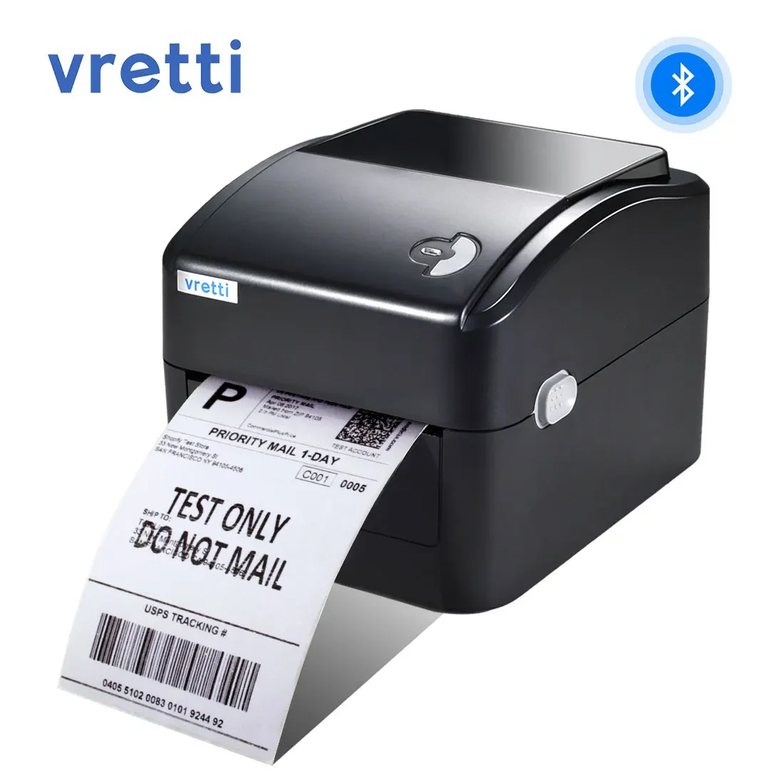 

Vretti Wireless Wifi High-Speed Printing Thermal Label Printer Multifunctional 420B Shipping Barcode Printer For Express