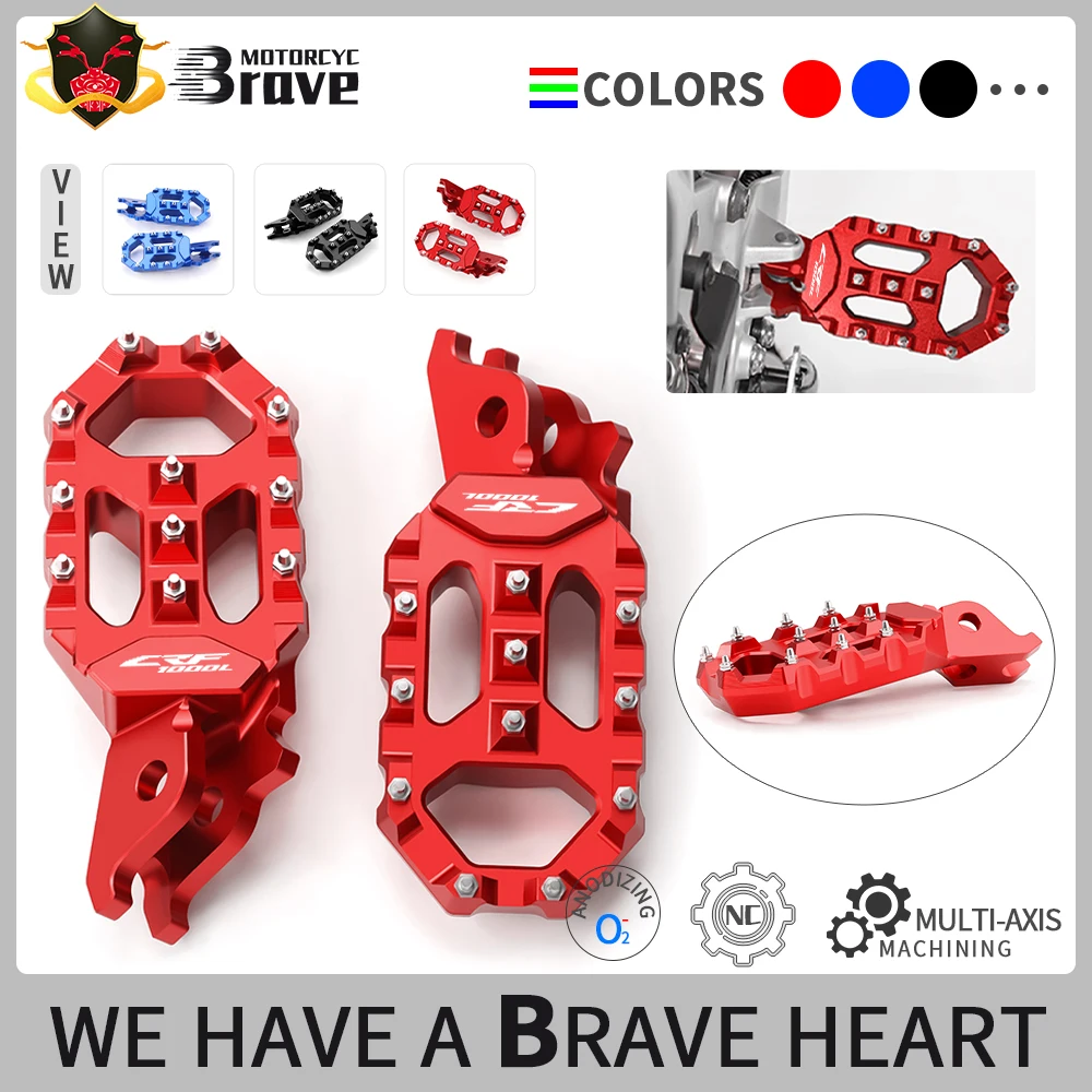 

For HONDA CRF1000L AFRICA TWIN /DCT CRF1100L AFRICA TWIN ADVSPORTS ES/DCT Motorcycle Foot Pegs Pedals FootRest Footpegs