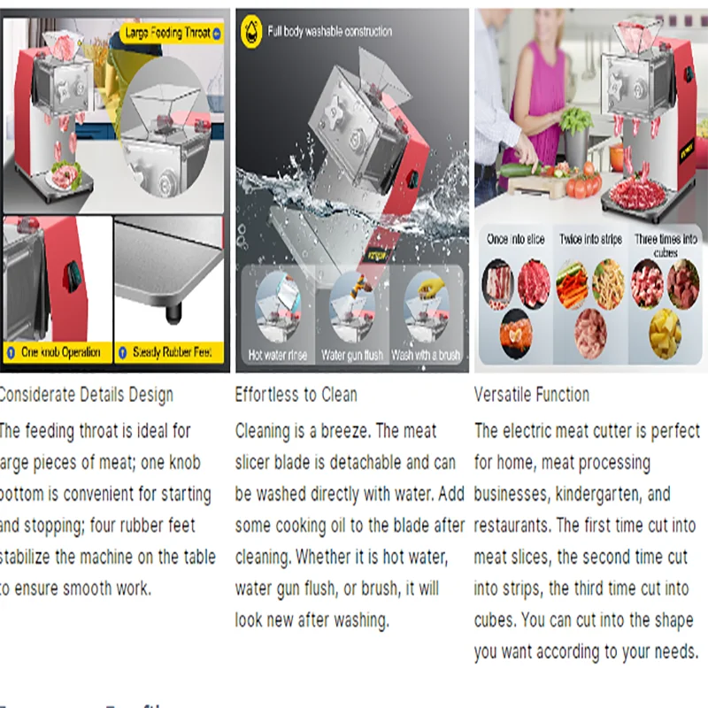 آلة تقطيع اللحوم والخضروات الك - مراجعة Meat Slicer Machine وسعره