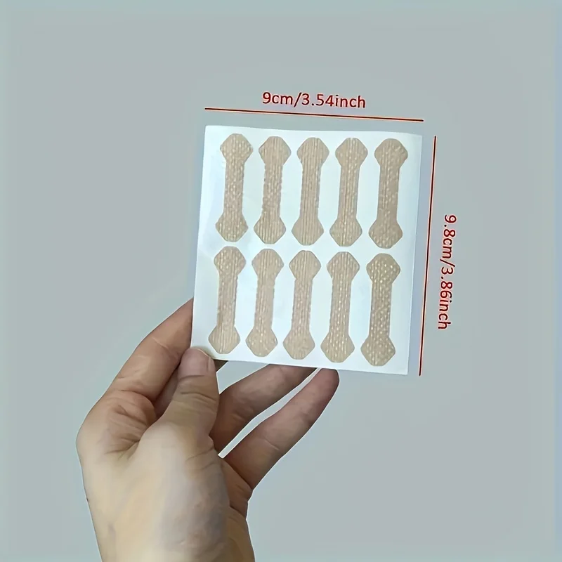 50 patchs de réparation des ongles, soins des ongles et des pieds sans alcool pour les ongles endommagés et décolorés, favorise la croissance et l'apparence saine