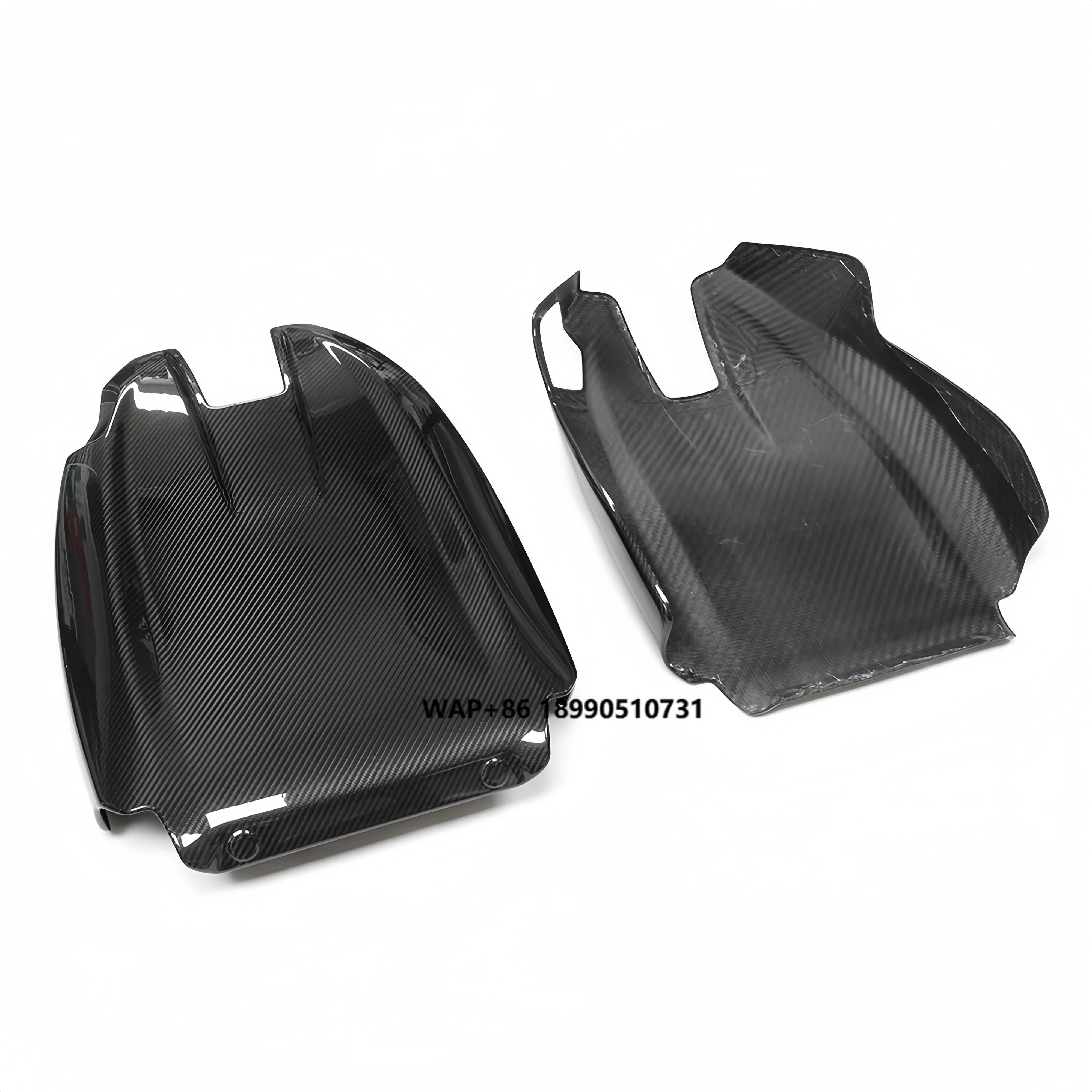 

For M4 G82 2020-IN Dry Carbon Fiber Front Seat Back Cover 2pcs Shell Interior Trims Replacement Decoration Parts