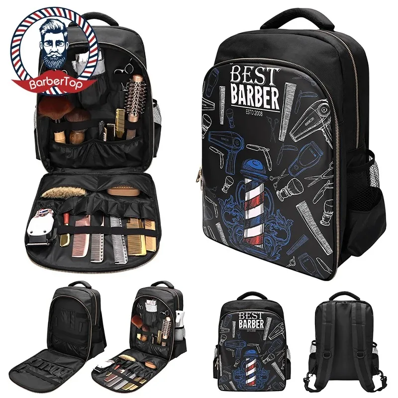 Large Capacity Bag Haircut Tool Storage Bags Professional Barber Accessory Organizer Traveling Haircutting Scissors Pack