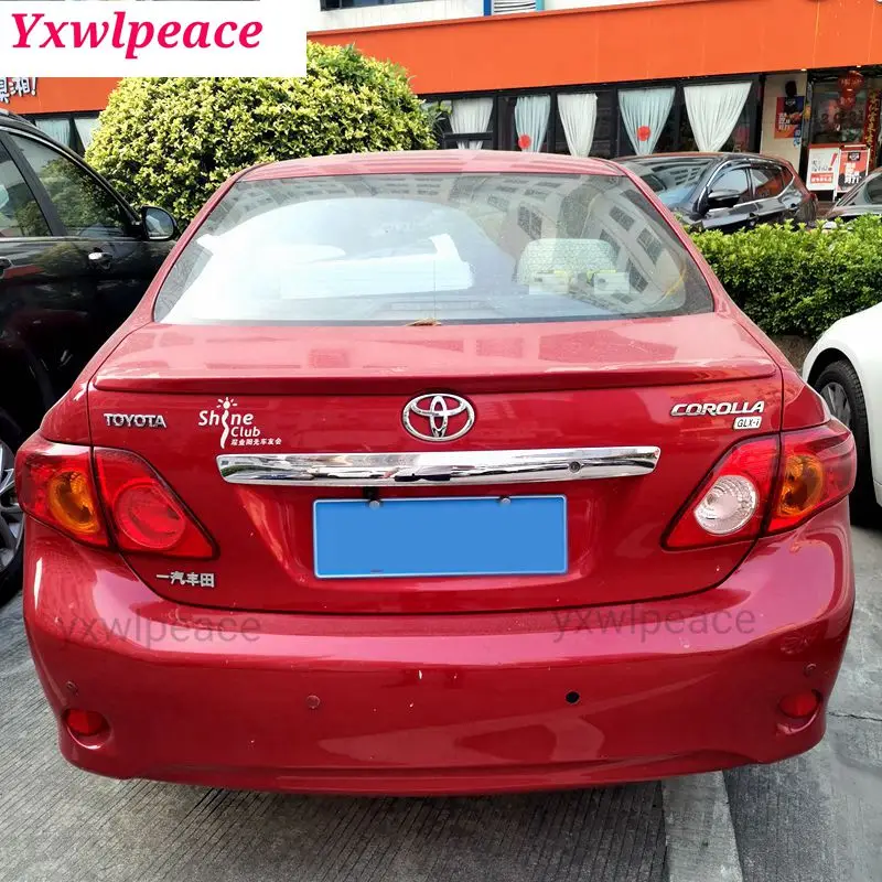 

For Toyota Corolla 2008 2009 2010 2011 2012 2013 ABS Plastic Unpainted Primer Color Trunk Wing Spoiler