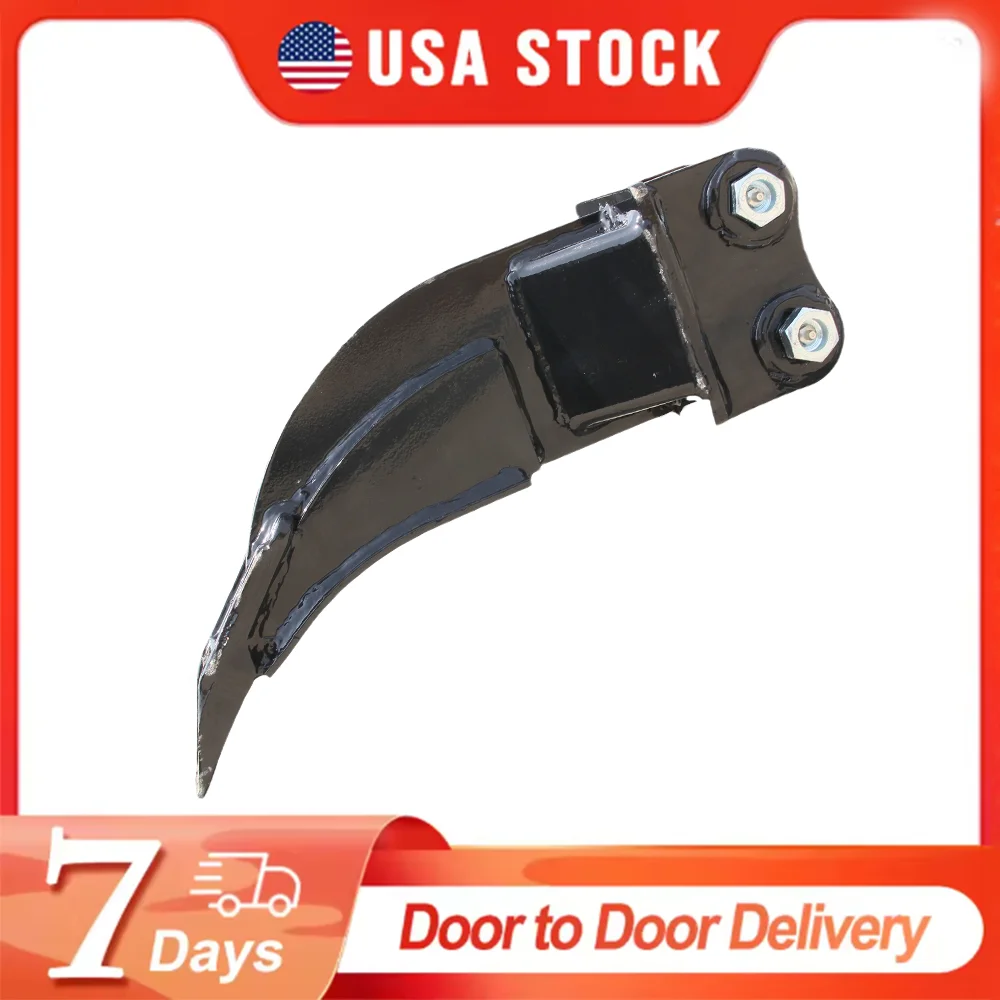 

NEW 1 - Ton Mini Excavator Ripper - Heavy - Duty with 3.54" (90mm) Mounting Width, 0.98" (25mm) Hole Diameter Courtyard Garden