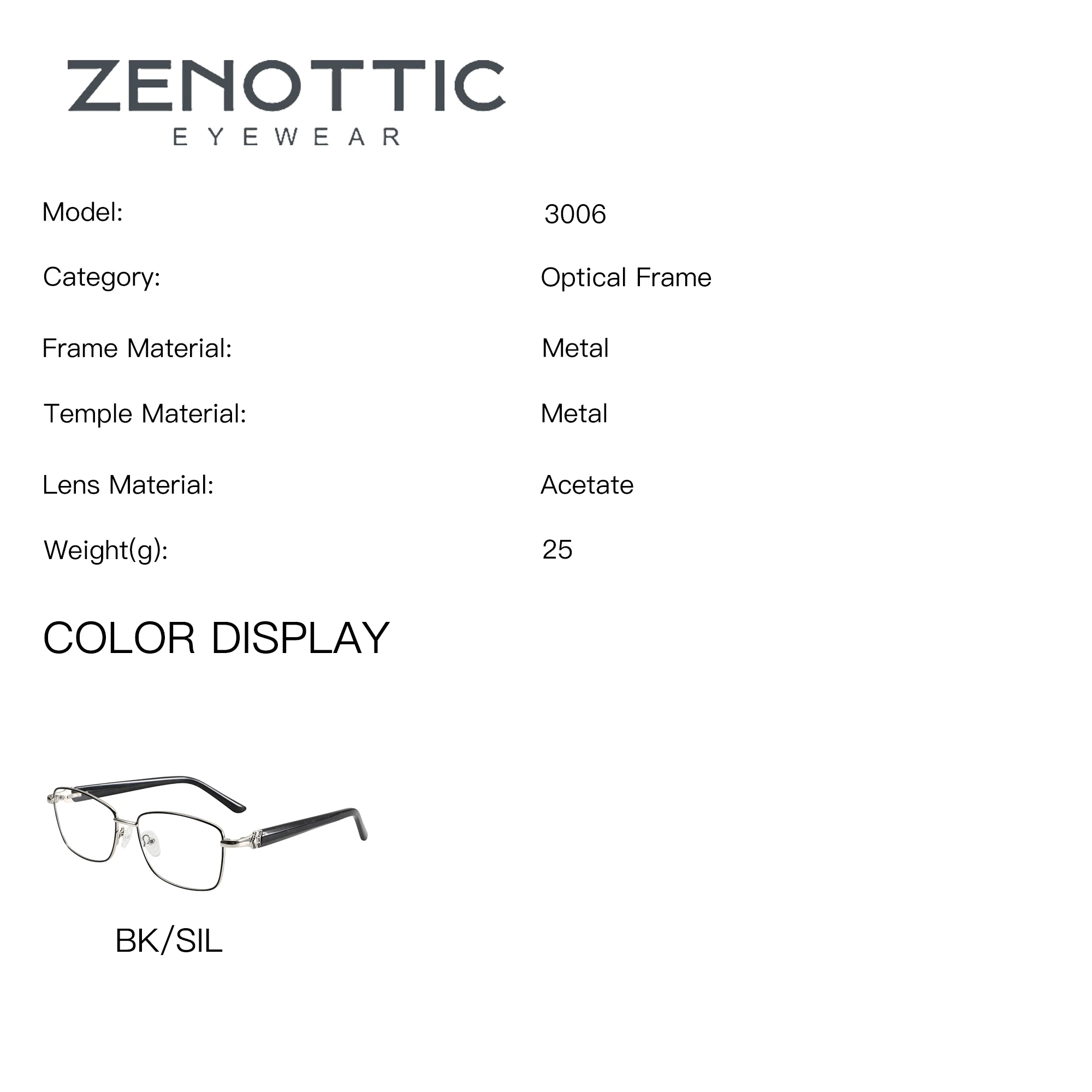 ZENOTTIC M Size Metal Butterfly Prescription Glasses For Women Graduated Eyeglasses For Myopia Woman Photochromic Optical Lenses