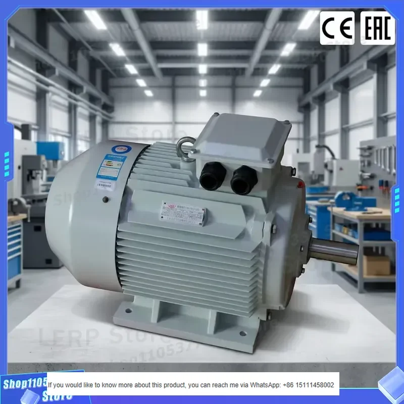 7.5kW Permanent Magnet Synchronous Three Phase AC Induction Motor Foot Mount CE EAC for Industrial Equipment