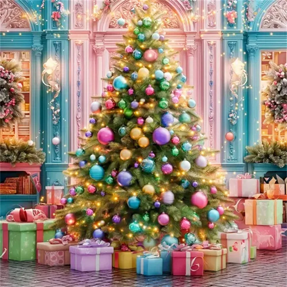 Weihnachtsbaum-Diamantgemälde, voll quadratisch, rund, Diamant-Stickerei, Festival, handgefertigtes Geschenk