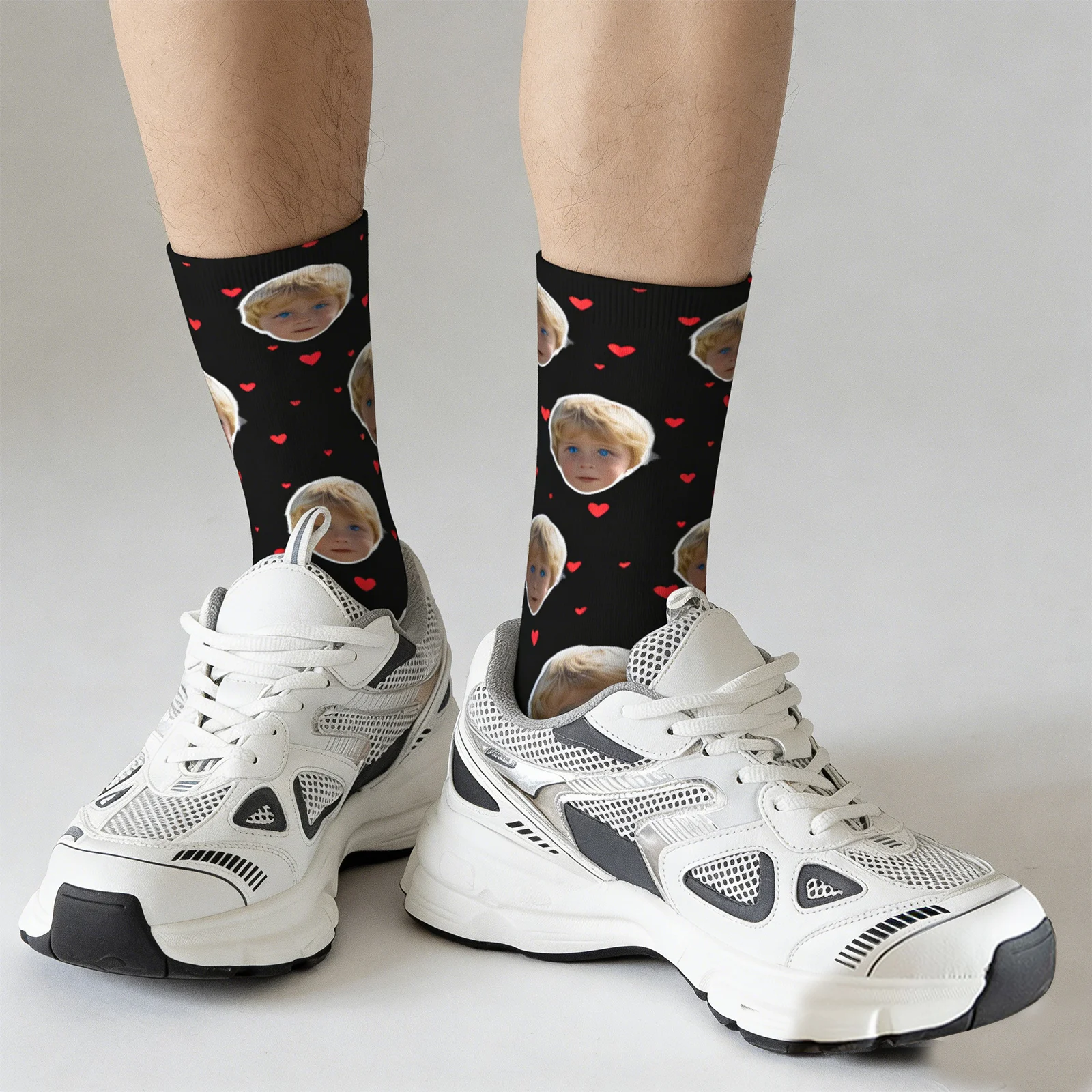 جوارب الرمزية المخصصة للرجال والنساء، جوارب صور مخصصة، جوارب صور شخصية، هدايا شخصية #2