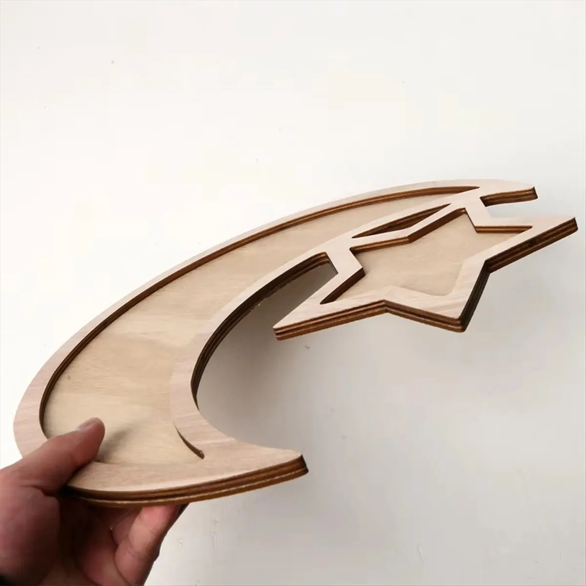 2026 Trend Wooden Tray Home Decoration Storage Box Ornaments Eid Decoration Islamic Muslim Decoration Dessert Tray Crafts