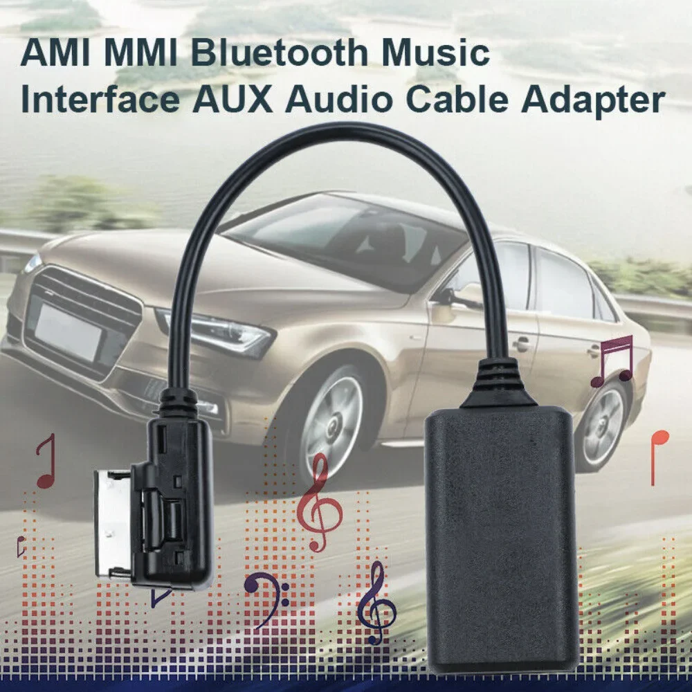 1/2PCS Bluetooth Audio Cable For Audi AMI Multimedia Q5 A5 A7 R7 S5Q7 A6LA8LA4LAMI Audio Cable Adapter Automotive Accessories